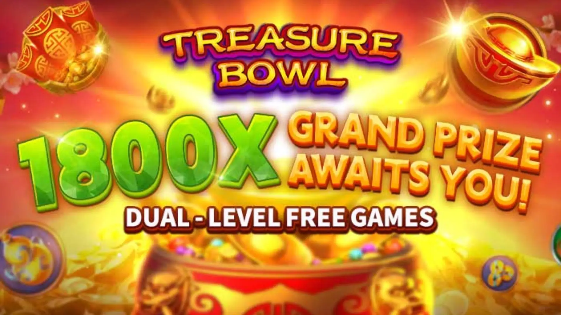 Multiplicadores Treasure Bowl slot365 - 7777x Máximo com Tigela Dourada